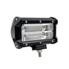 2Pcs 5inch 72W LED Light Bar Spot Beam Work Light Driving Fog Light Road Lighting for Jeep Car Truck SUV Boat Marine