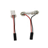 SMD 3528 LED Panel White Car Reading Map Lamp  Auto Dome Interior Bulb Roof Light with T10 Adapter