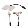 SMD 3528 LED Panel White Car Reading Map Lamp  Auto Dome Interior Bulb Roof Light with T10 Adapter