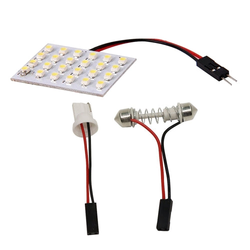 SMD 3528 LED لوحة بيضاء سيارة القراءة خريطة مصباح السيارات قبة الداخلية لمبة ضوء السقف مع محول T10 