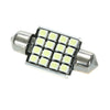 White 12V 36mm 16 SMD 3528 Car Interior Dome Festoon LED Light Bulbs Lamp