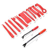 13pcs Pry Disassembly Tool Red Auto Car Audio Dash Tirm Panel Installer Dashboard Removal Opening Repair Tools Kit Interior Door Modeling Clip Set