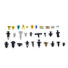 500Pcs Universal Mixed Vehicle Bumper Clips Retainer Fastener Rivet with Car Removal Tool