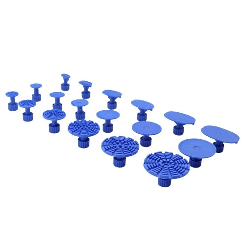 18 قطعة أداة حشية سحب مختلطة باللون الأزرق للسيارات بدون طلاء أدوات إصلاح دنت السيارات