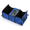 Foldable Car Trunk Organizer 24*12.6*11.4in Travel Organizer Space Saver Non-Skid Bottom Suitable For All Cars Storage Box Tidy Cool Compartment Storage Box,Black