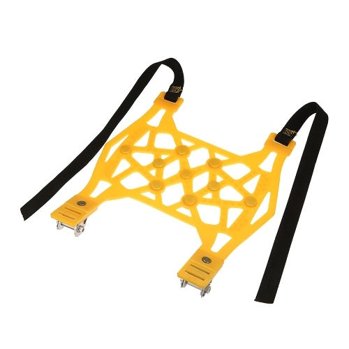 سلاسل ثلج السيارة المضادة للانزلاق إطار 9 سلاسل مسامير إطار القيادة في حالات الطوارئ في الشتاء يناسب شاحنة السيارات العالمية