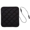 Car Electric Cushion Auto Supplies Heated Square Pad Car Heating Winter Thermal Seatpad Interface Carbon Fibre Seat Cover Infrared Ray Healthy