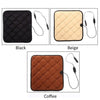 Car Electric Cushion Auto Supplies Heated Square Pad Car Heating Winter Thermal Seatpad Interface Carbon Fibre Seat Cover Infrared Ray Healthy