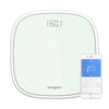 Koogeek Smart Wireless BT 4.0 Digital Body Weight Scale 16 Users Recognition with Ultra Clear Glass LED Display App Weight Tracking Set Target 440lb / 200kg Weight Capacity White
