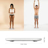 Koogeek Smart Wireless BT 4.0 Digital Body Weight Scale 16 Users Recognition with Ultra Clear Glass LED Display App Weight Tracking Set Target 440lb / 200kg Weight Capacity White