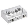 Karaoke Sound Mixer Dual Mic With Cable - Silver