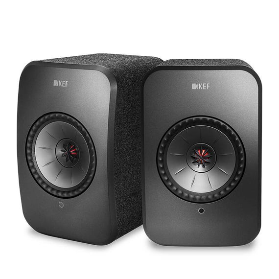 مكبر صوت لاسلكي رقمي فاخر من Kef Lsx - أسود