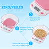 Kitchen Multi-functional Food Scale with Tray - Pink