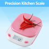 Kitchen Multi-functional Food Scale with Tray - Pink
