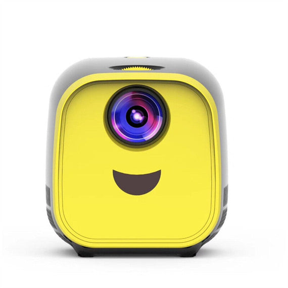 جهاز عرض L1 1080p محمول LED 1000 لومن - أصفر