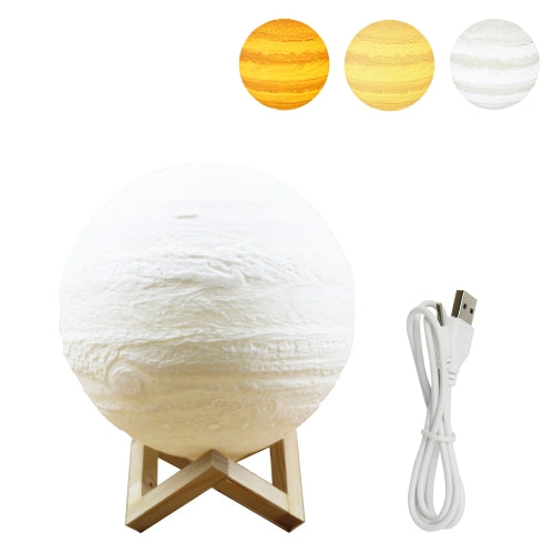 مصباح ليلي LED على شكل كوكب المشتري SMD5730 مع منفذ شحن USB