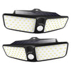 80 LEDS Solar Wall Light Motion Sensor and Lighting Sensor