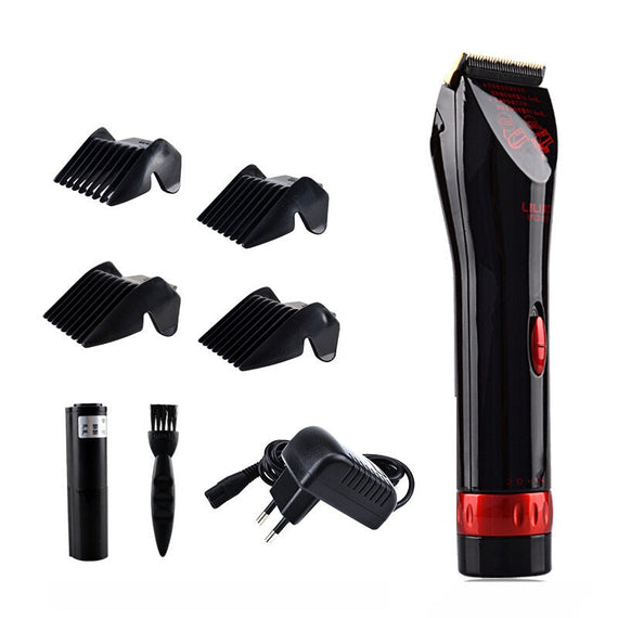 ماكينة قص الشعر القابلة لإعادة الشحن من ليلي - أحمر