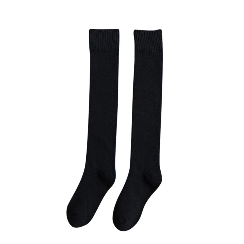 جوارب للسيدات فوق الركبة - باللون الأسود 
