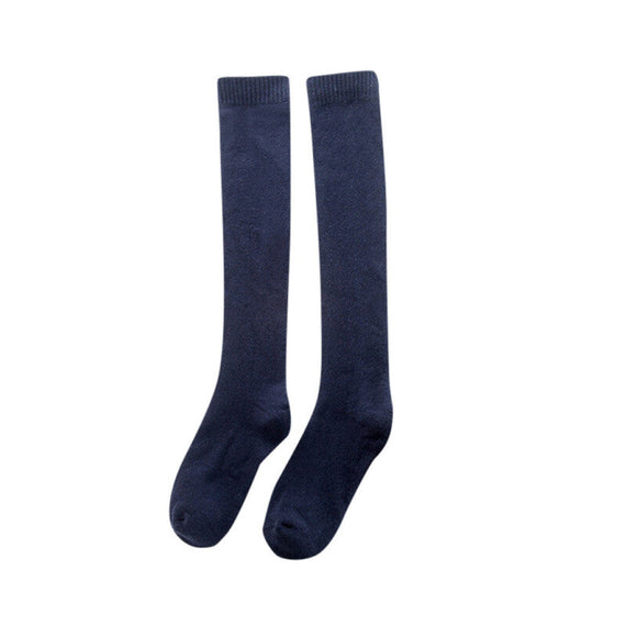 جوارب للسيدات فوق الركبة - أزرق داكن 