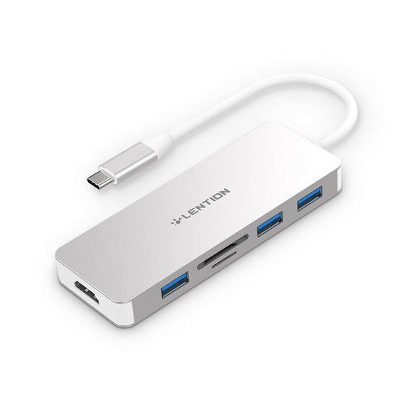 Lention Premium Usb C Hub - White