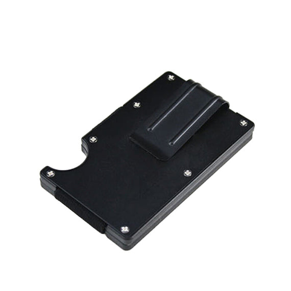 مشبك نقود معدني خفيف - أسود