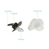 Toddler Soft Silicone Baby Pacifier BPA Free