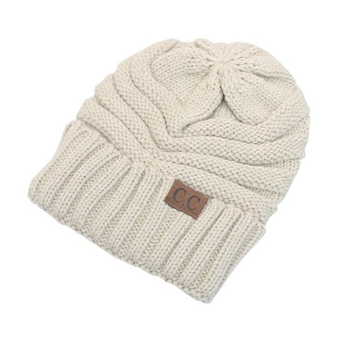 Unisex Winter Knitted Hat Warm Chunky