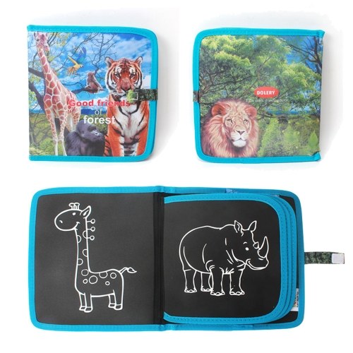 Kids Portable Chalk Board Doodle & Drawing Book