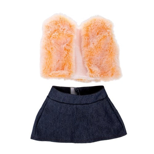 18 بوصة ملابس دمية 2 قطعة الزي