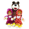 22 سم شهيرة Masha Plush Dolls لطيف الدب عالي الجودة Masha ألعاب محشوة