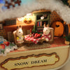 Funny Wooden Puzzle Box Theater DIY Miniature Dollhouse Model Home Decoration Kids Toy Gift