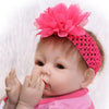 22in Reborn Baby Rebirth Doll هدية للأطفال من مادة القماش