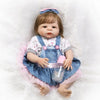 22in Reborn Baby Rebirth Doll Kids Gift All Silica Gel Girl