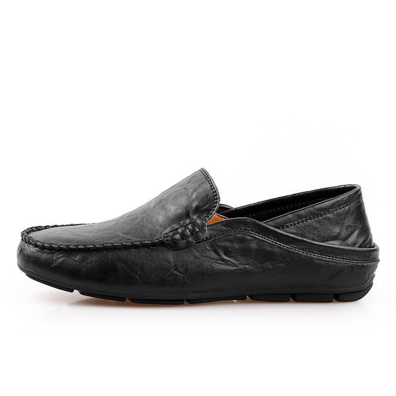 MUMANSEN Casual Leather Shoes - Black
