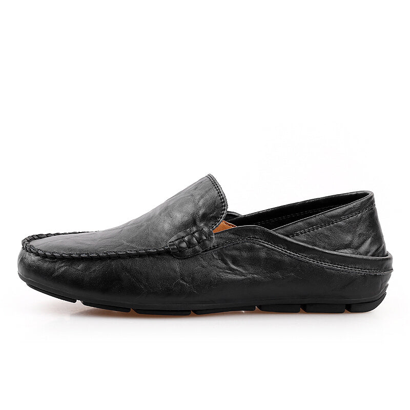MUMANSEN Casual Leather Shoes - Black