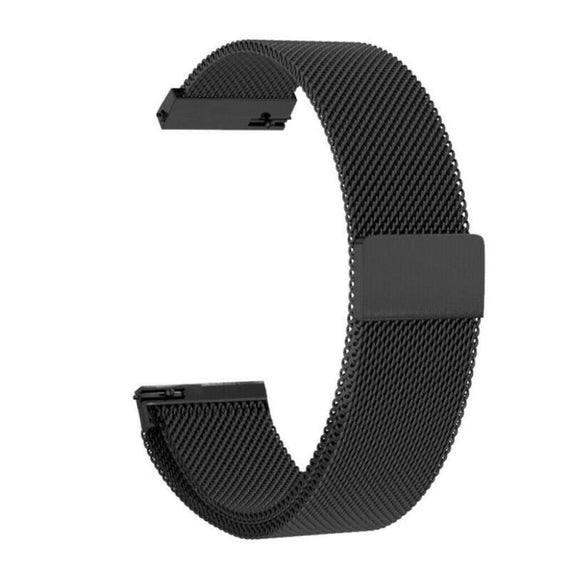 Magnetic Premium Stainless Mesh Wristband - Black