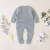 Matoen Knitted Romper Sweater - Gray