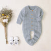 Matoen Knitted Romper Sweater - Gray
