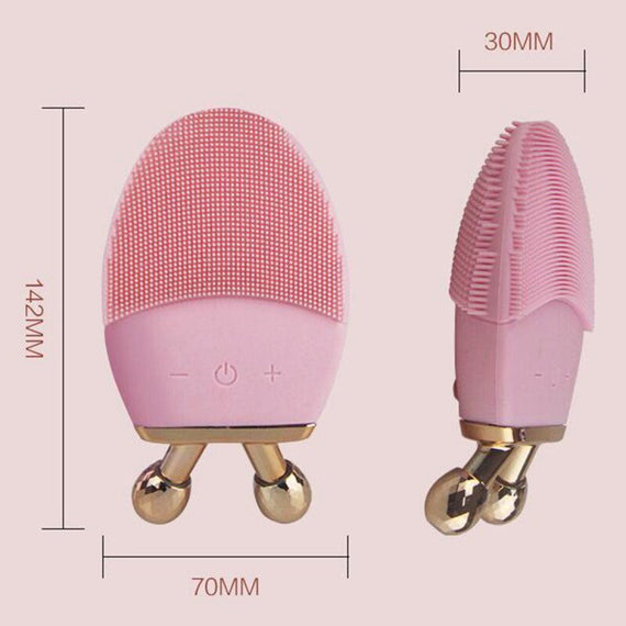 Mini Electric Exfoliating Brush - Baby Pink