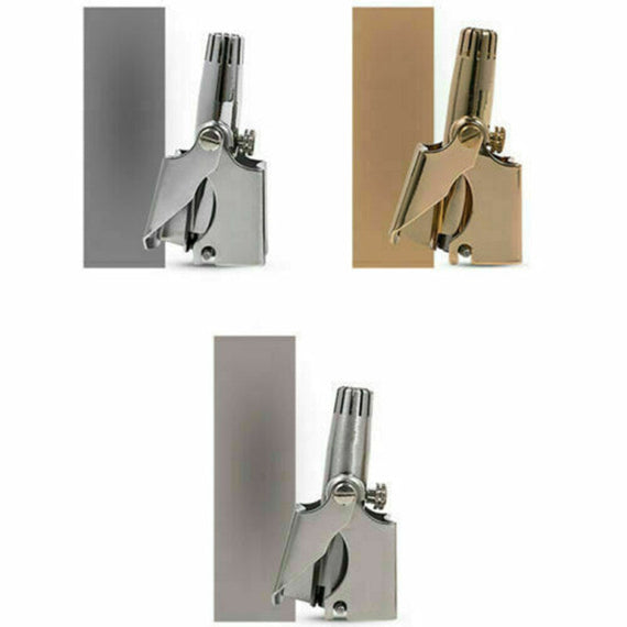 ماكينة تشذيب شعر الأذن والأنف الصغيرة المقاومة للماء - رمادي 