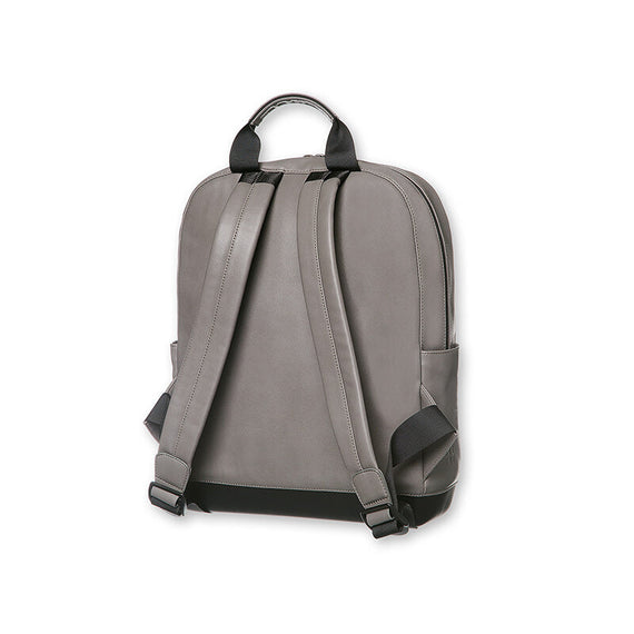 Moleskine Premium Waterproof Leather Backpack - Grey