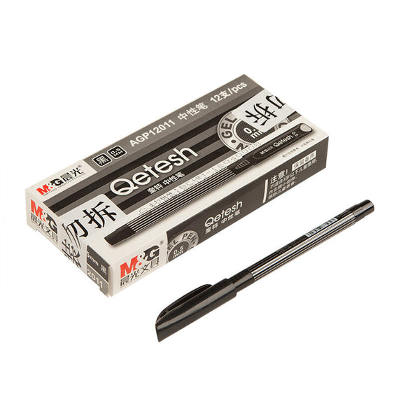 Morning Light Premium 12Pcs Bullet Pen - Black