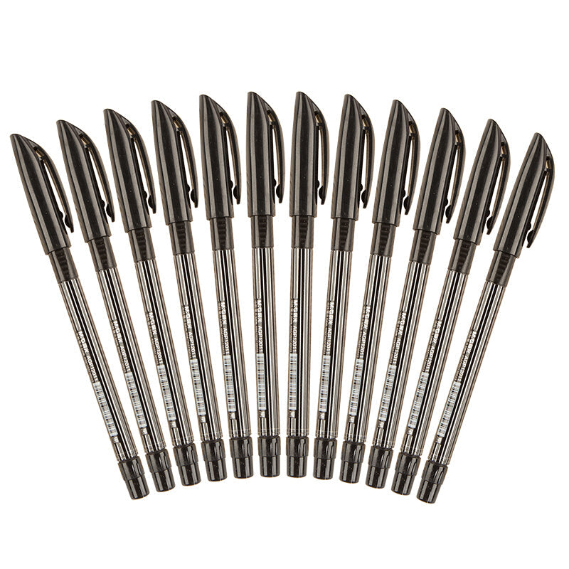 Morning Light Premium 12Pcs Bullet Pen - Black