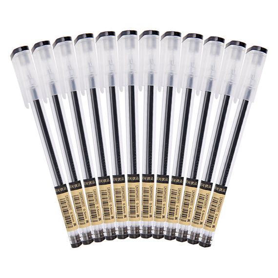 Morning Light Premium 12Pcs Gourd Head Pen - Black