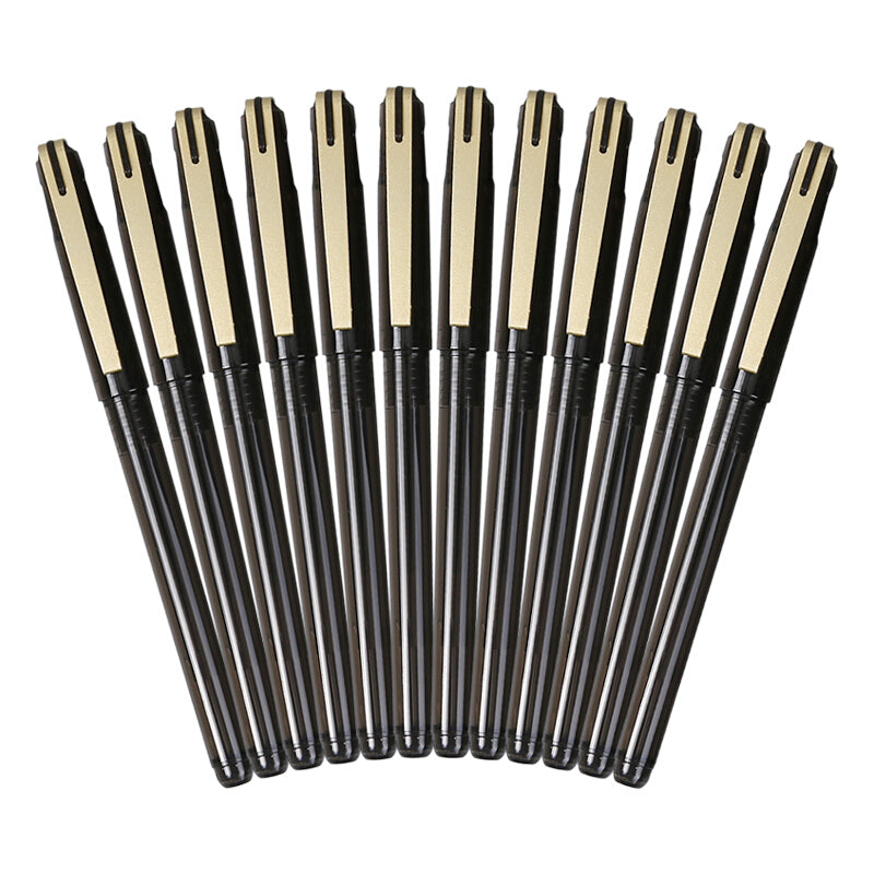 Morning Light Premium 12Pcs Neutral Pen - Black