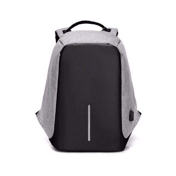Multi-functional Bag with External USB Port - Grey