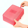 Multifunction Cosmetic Bag - Rust