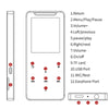 New 16 GB Bluetooth Hifi MP3/MP4 Player - Silver
