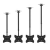 New 360° Swivel TV Ceiling Mount Bracket - Black